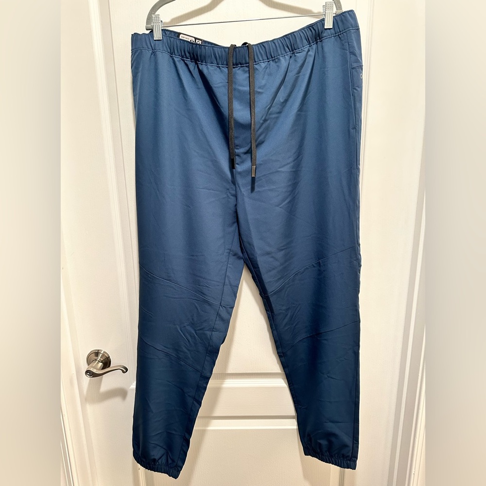 GapFit Men’s Moisture Wicking Mesh Venting Blue Performance Joggers Size XXL